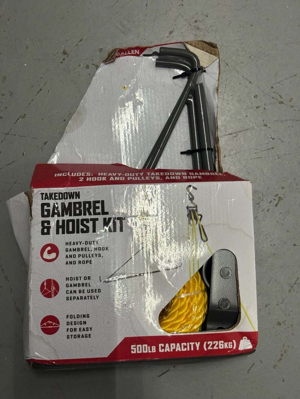 Allen Takedown Gambrel & Hoist Kit 500lb Capacity
